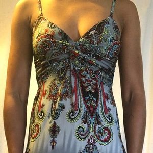 Boho Summer Maxi Dress (fits small / medium)